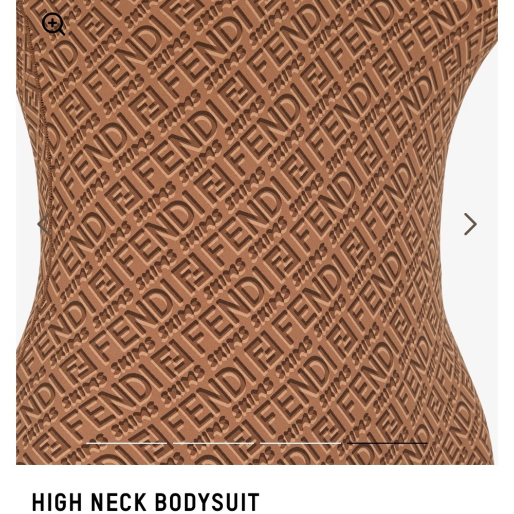 FENDI X SKIMS HIGH NECK BODYSUIT - Picture 2 of 5